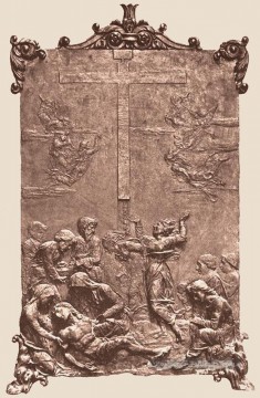 christ croix Tableau Peinture - Déposition de la croix siennoise Francesco di Giorgio